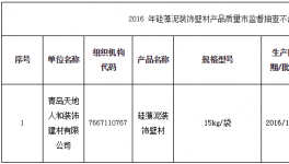 青島市質(zhì)監(jiān)局抽查9批次硅藻泥裝飾壁材產(chǎn)品