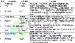 三棵樹、東方雨虹、阿克蘇等眾多企業(yè)投資330億新建項(xiàng)目