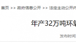 龍頭再進一步！?年產(chǎn)32萬噸環(huán)氧樹脂項目即將開工！