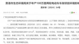 投資10000萬！年產(chǎn)100萬套車架項(xiàng)目新增噴涂線！